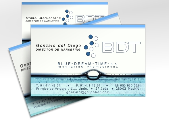 Tarjeta de visita - Blue Dream Time