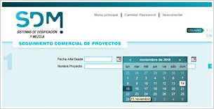 Intranet de la empresa SDM. Thumbnail 1
